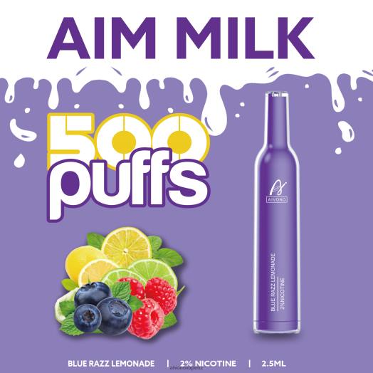 Blue Razz Lemonade Aivono AIM MILK 500 V2D4264 | Aivono Vape Price